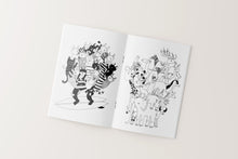 Load image into Gallery viewer, Animals are colorful people - downloadable printable colouring book