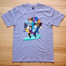 Load image into Gallery viewer, Surfing Cats T-shirt