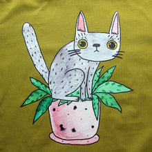 Load image into Gallery viewer, Pooping Cat T-shirt