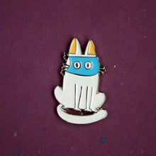 Load image into Gallery viewer, Masked Cat Enamel Pin
