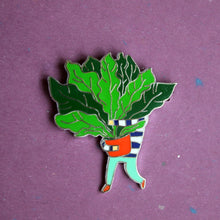 Load image into Gallery viewer, Crazy Plant Lady Enamel Pin
