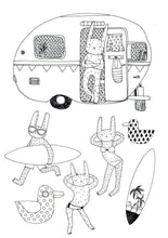 Load image into Gallery viewer, Animals are colorful people - downloadable printable colouring book