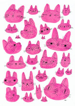 Load image into Gallery viewer, Suspicious Cats Print