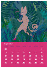 Load image into Gallery viewer, Printable 2024 calendar - cat calendar - downloadable printable DIY