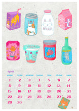 Load image into Gallery viewer, Printable 2024 calendar - cat calendar - downloadable printable DIY