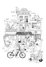 Load image into Gallery viewer, Coffee Street Print