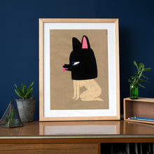 Load image into Gallery viewer, Black Fox 2 print
