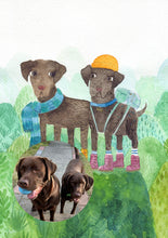 Load image into Gallery viewer, Custom pet portrait