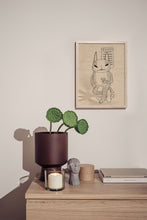 Load image into Gallery viewer, Bus stop cat original drawing