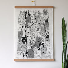 Load image into Gallery viewer, Morning Cats Teatowel