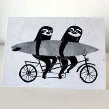 Load image into Gallery viewer, Tandem Sloths Card
