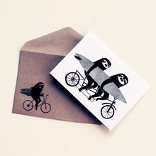Load image into Gallery viewer, Tandem Sloths Card
