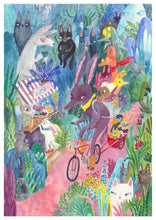 Load image into Gallery viewer, Forest Tea Kiosk Print