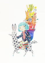 Load image into Gallery viewer, Adventure Llama Print