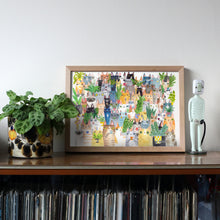 Load image into Gallery viewer, Cats and Plants Print