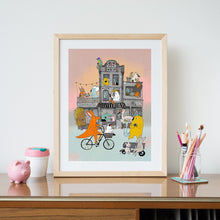 Load image into Gallery viewer, Coffee Street Print