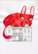 Load image into Gallery viewer, Deloraine fox original drawing