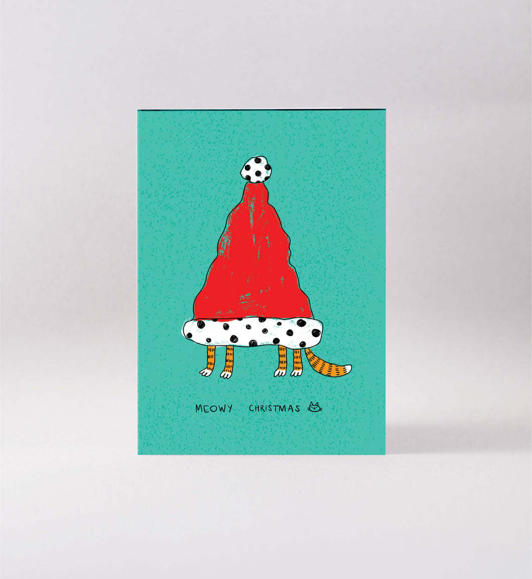 Meowy Christmas Card