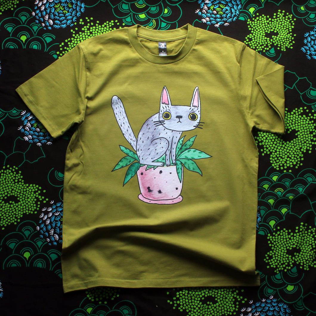 Pooping Cat T-shirt