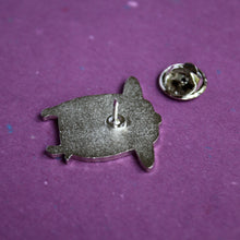 Load image into Gallery viewer, Small dog with a croissant Enamel Pin
