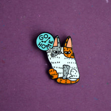 Load image into Gallery viewer, Go Home Enamel Pin
