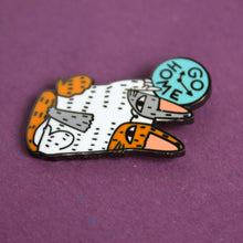 Load image into Gallery viewer, Go Home Enamel Pin
