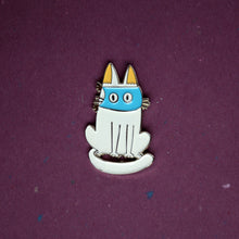 Load image into Gallery viewer, Masked Cat Enamel Pin

