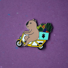 Load image into Gallery viewer, Wombat Food Delivery Service Enamel Pin
