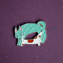 Load image into Gallery viewer, Sniffing Dogs Enamel Pin
