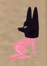 Load image into Gallery viewer, Black Fox 1 print
