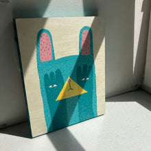 Load image into Gallery viewer, Hide and seek rabbit - original acrylic painting

