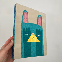 Load image into Gallery viewer, Hide and seek rabbit - original acrylic painting
