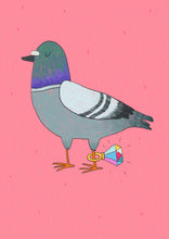 Load image into Gallery viewer, Ringed Pigeon Card
