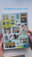 Load and play video in Gallery viewer, Melbourne stickers
