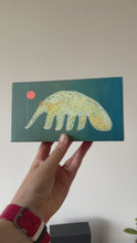 Load and play video in Gallery viewer, Mr. Anteater - acrylic painting on a wood block
