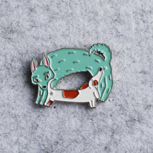 Load image into Gallery viewer, Sniffing Dogs Enamel Pin
