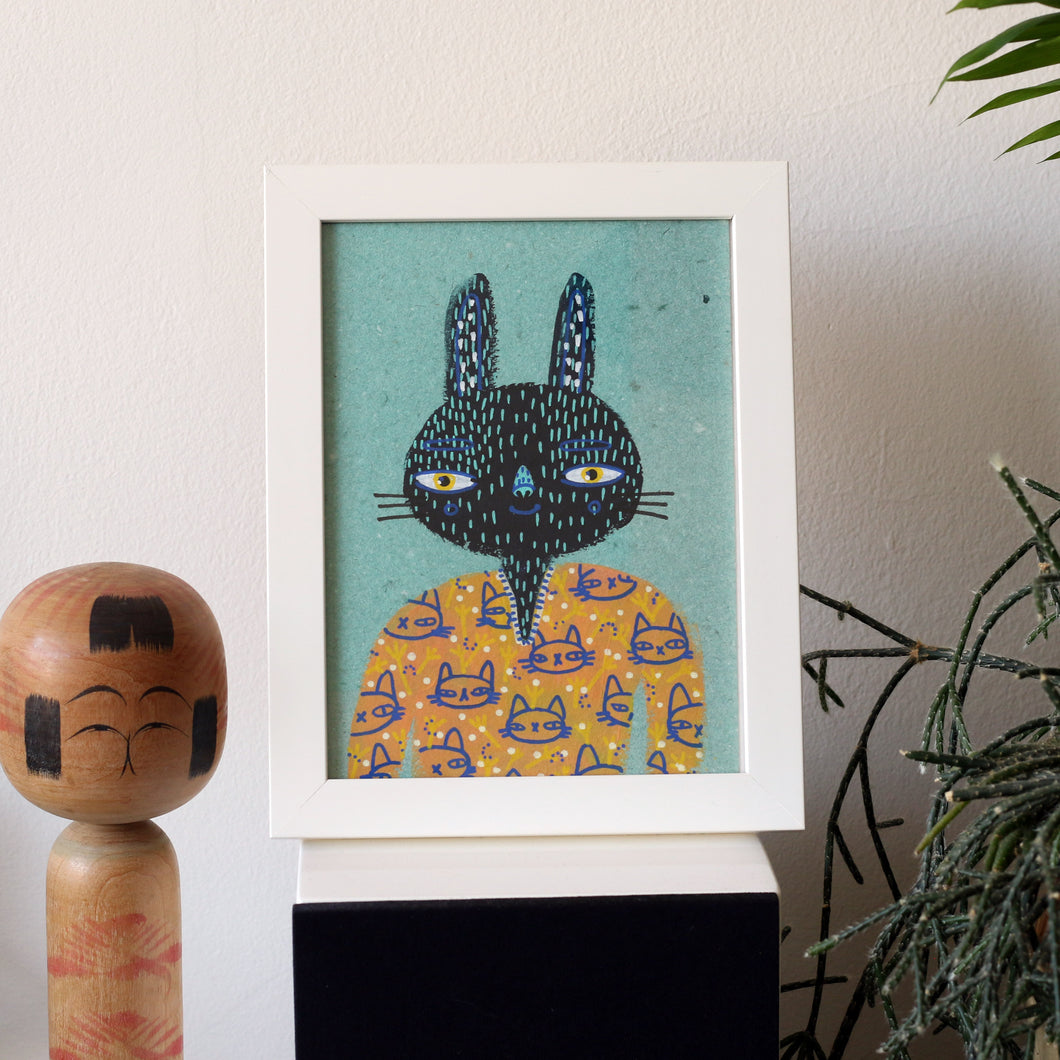 People series - Aljoša - original illustration framed
