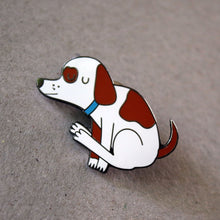 Load image into Gallery viewer, Dragging Dog Enamel Pin
