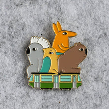Load image into Gallery viewer, Melbourne tram Enamel Pin
