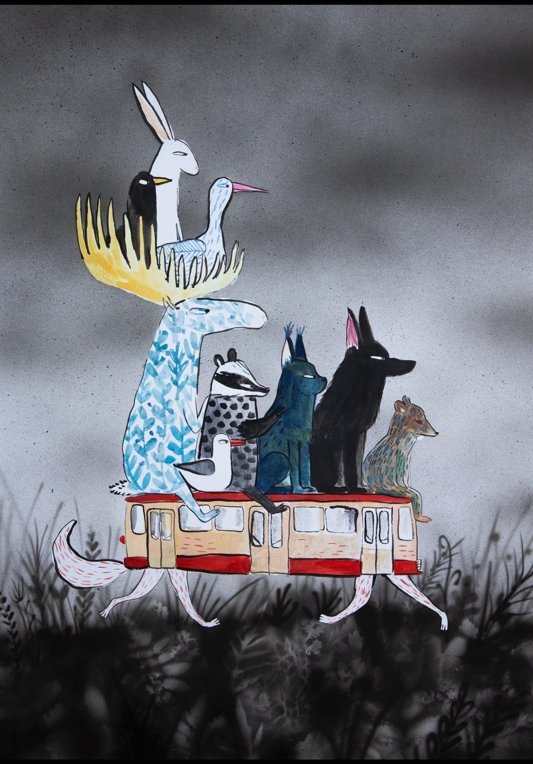 The Travellers Original Painting