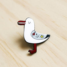 Load image into Gallery viewer, Seagull Enamel Pin
