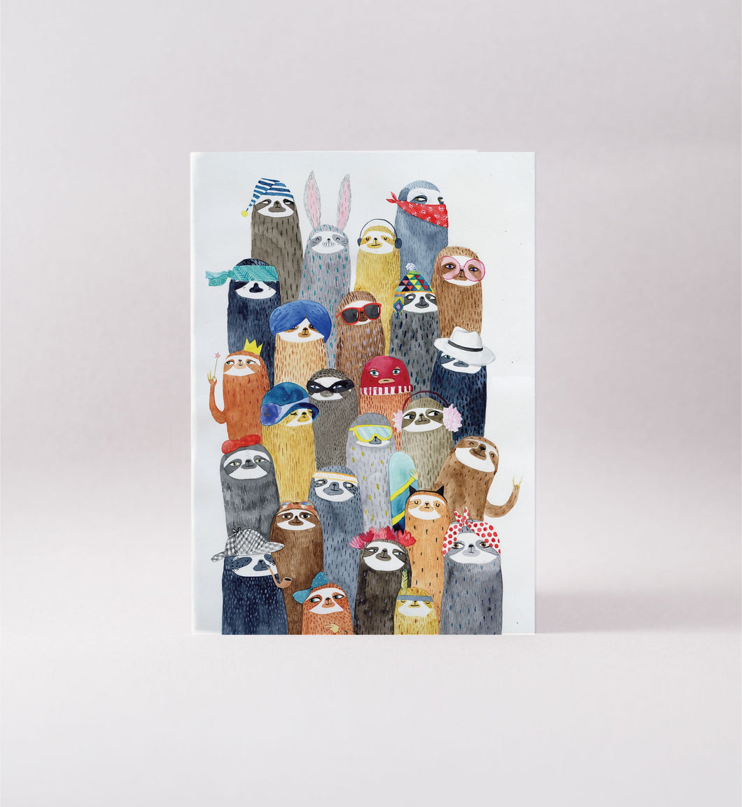 Sloths Sloths! Card