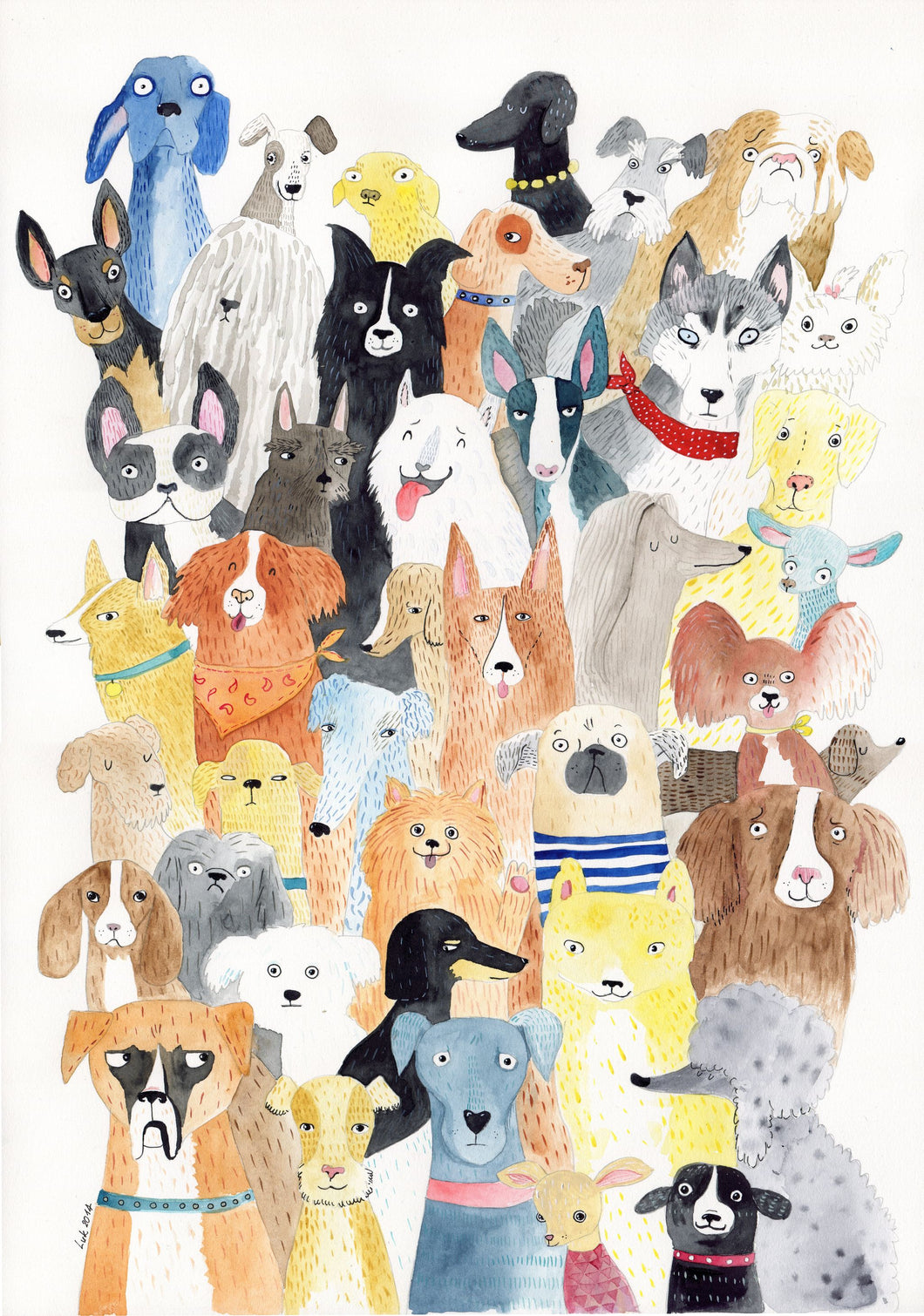 Dogs Dogs Print