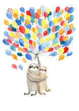 Load image into Gallery viewer, Balloon Sloths Print

