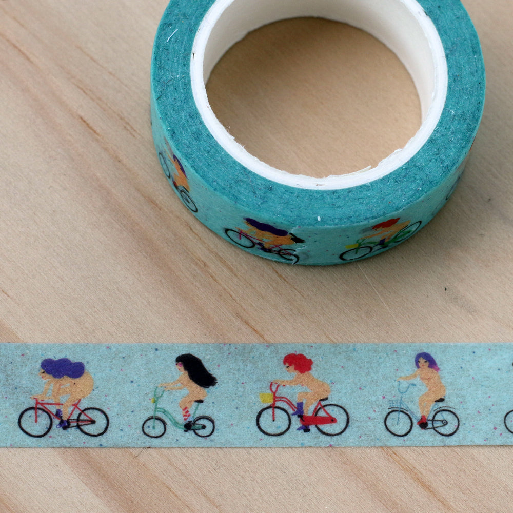 Cycling ladies washi tape